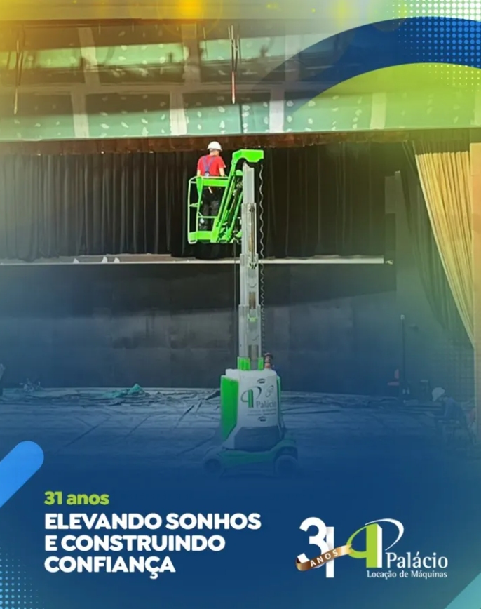 Hoje a Palácio celebra 31 anos com orgulho!