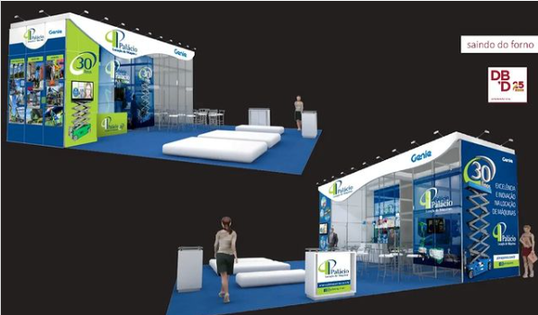 Projeto de comunicação visual do Stand na FICONS