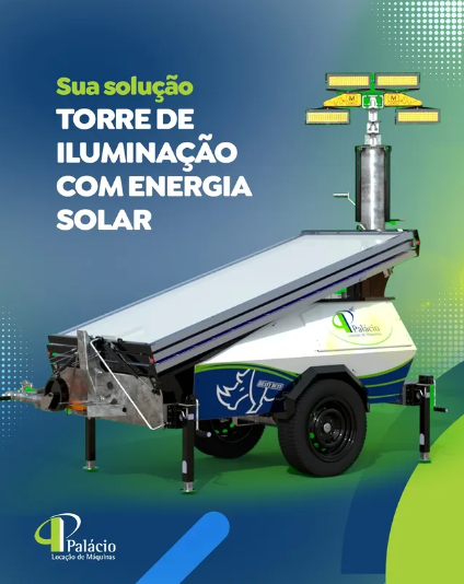 Torre de ilumicação com energia solar