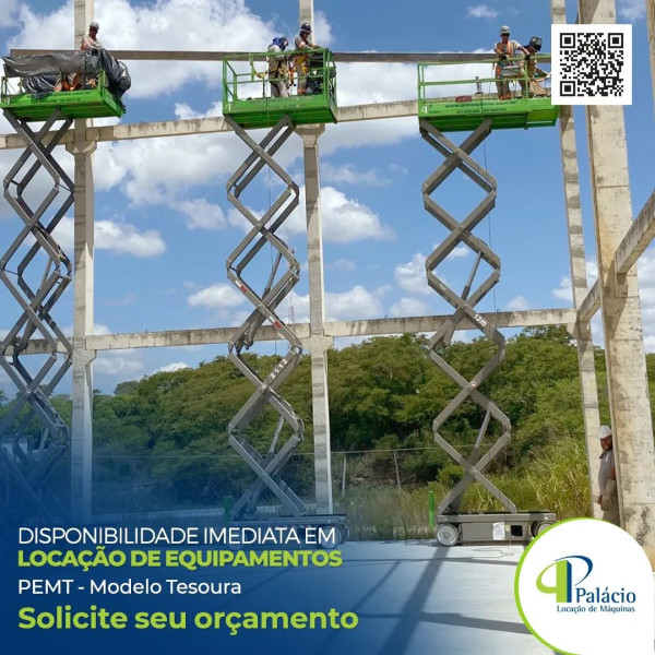 Disponibilidade imediata de equipamentos é um dos nossos diferenciais!
