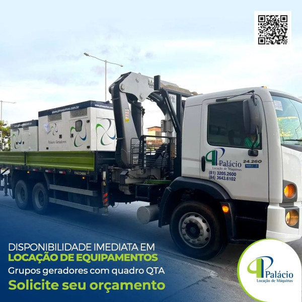 Grupos Geradores com quadro QTA