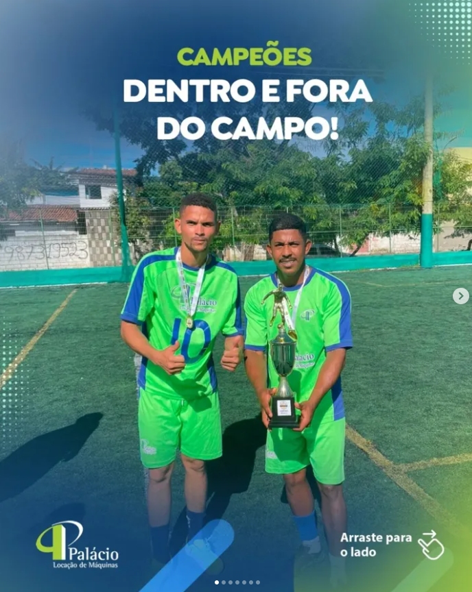Campeões dentro e fora de campo!