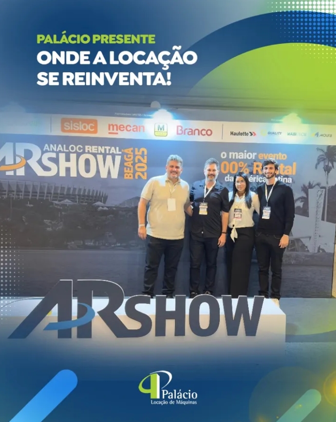 A Palácio marcou presença na ANALOC Rental Show