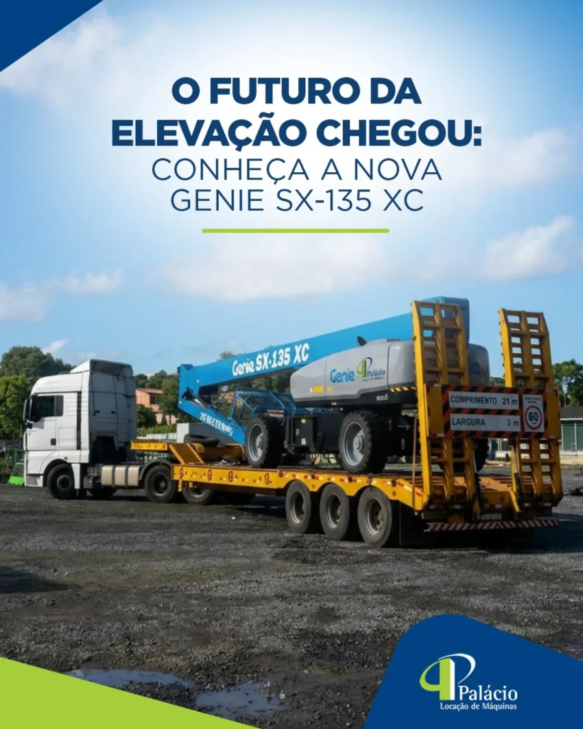 O futuro da elevação chegou: conheça a nova Genie SX-135 XC