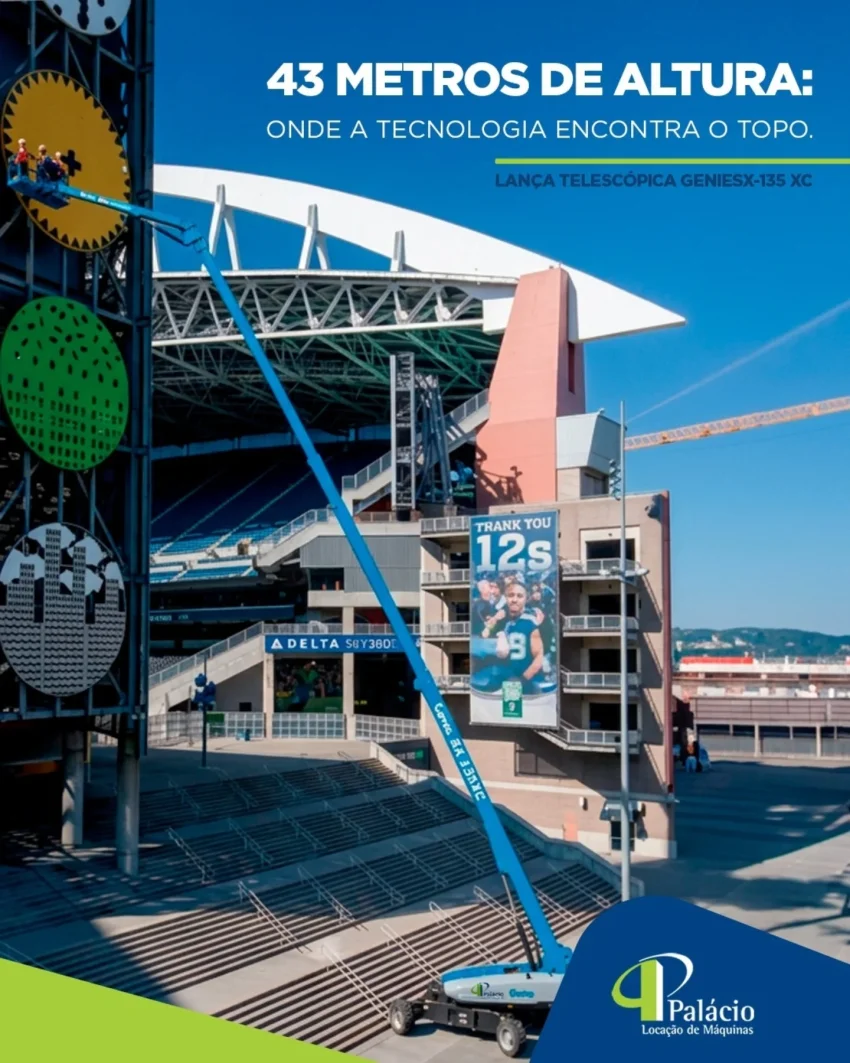 43 metros de altura: Onde a tecnologia encontra o topo